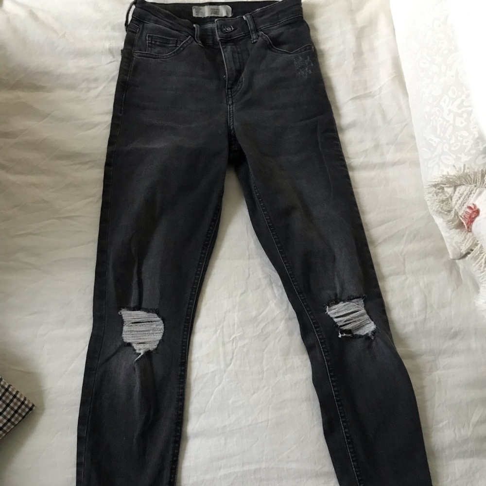 Topshop Jamie ripped skinny jeans